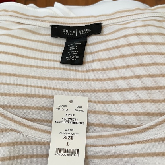 White House Black Market Short Sleeve Tee NWT - Picture 13 of 14